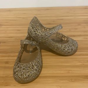 Mini Melissa Campana Zig Zag Golden Glitter